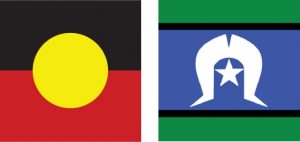 Aboriginal flag and Torres Strait islander flag